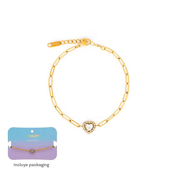 Pulsera Acero Trendy 16707