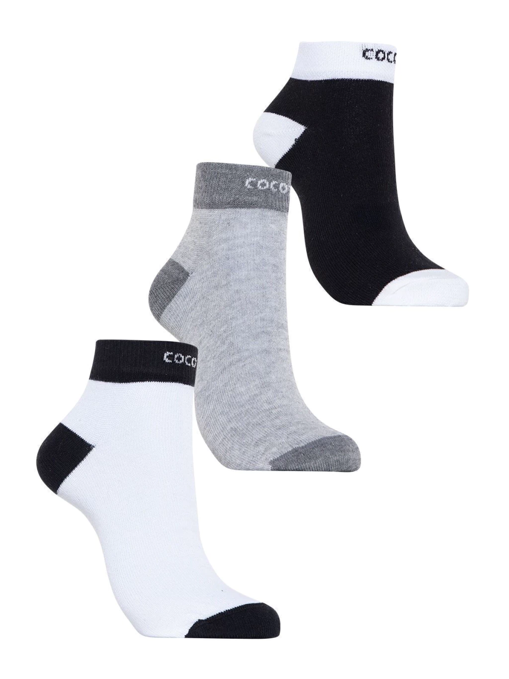 Media Deportiva Corta - Pack X3 Surtido Cocot 3036