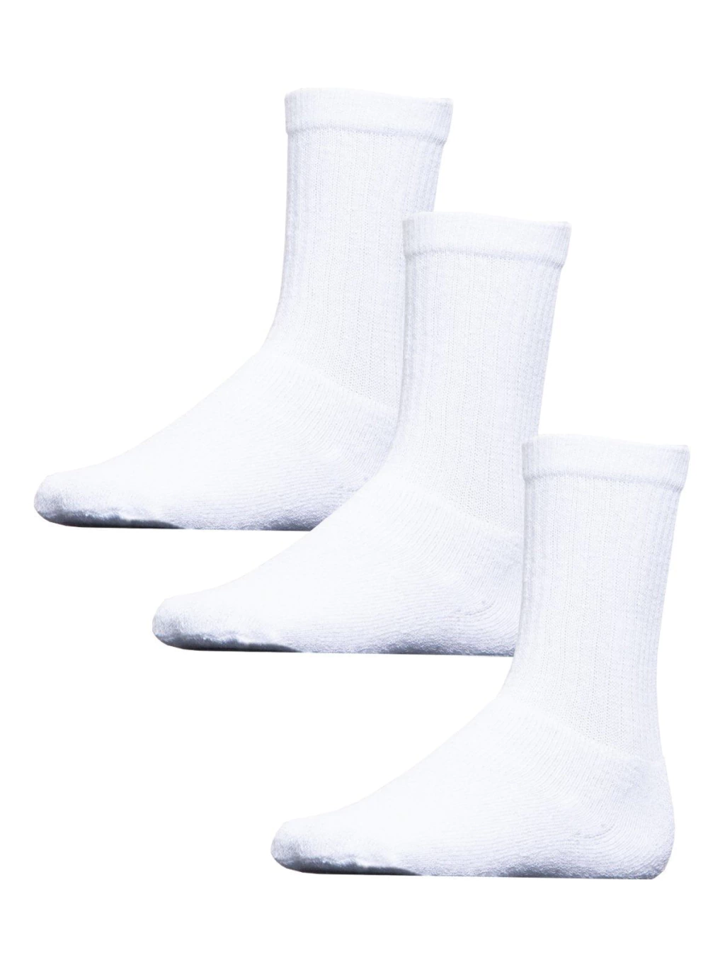 Medias Crew Nino - Pack X3 Blanco o Azul Marino Cocot 2050