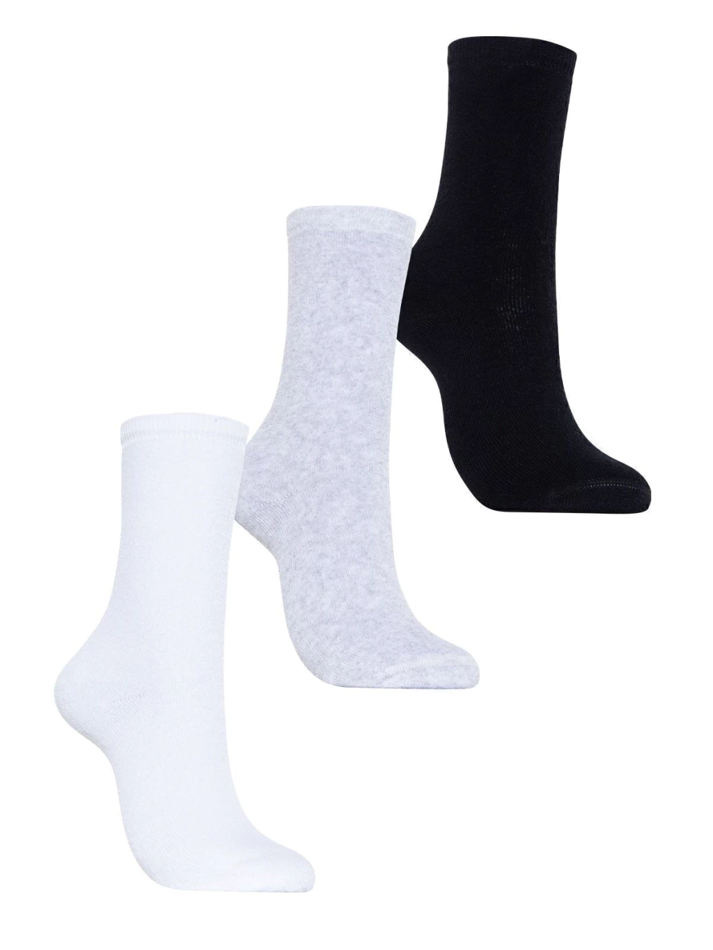Soquete Liso Con Toalla - Pack X3 Surtido Cocot 3334