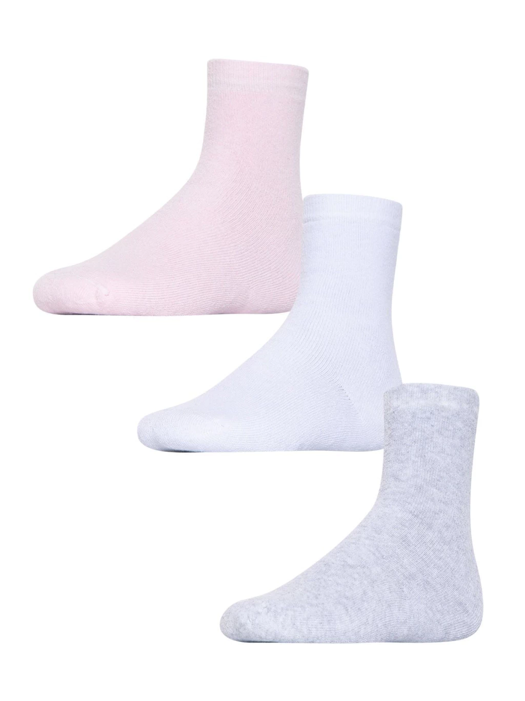 Soquete Infantil Liso Con Toalla - Pack X3 Surtido Cocot 3507