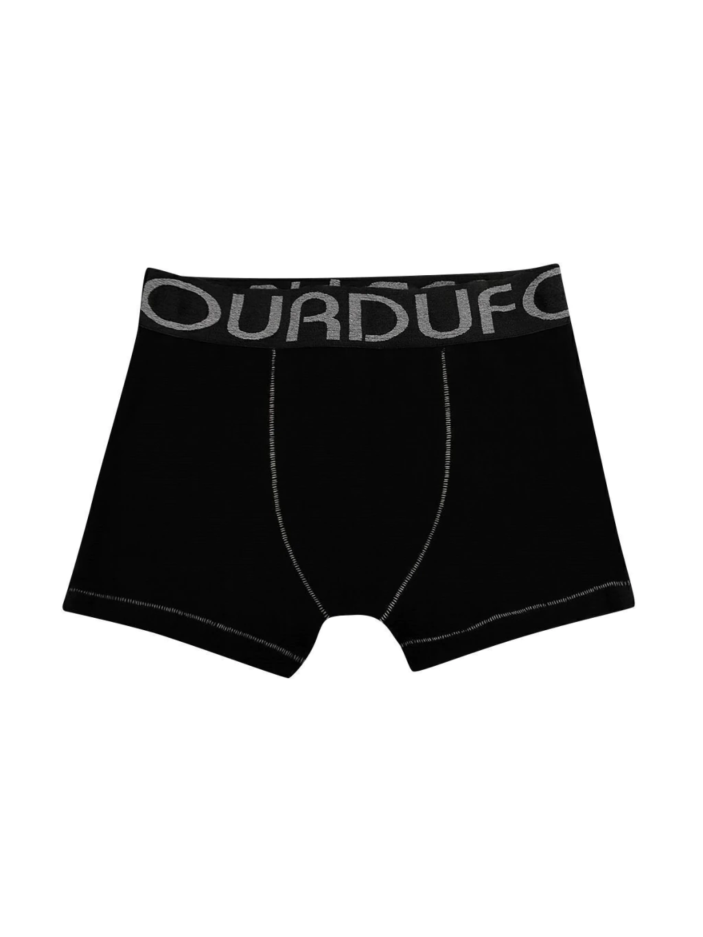 Boxer Algodon Y Lycra Nino Negro o Blanco o Melange Cocot 11950