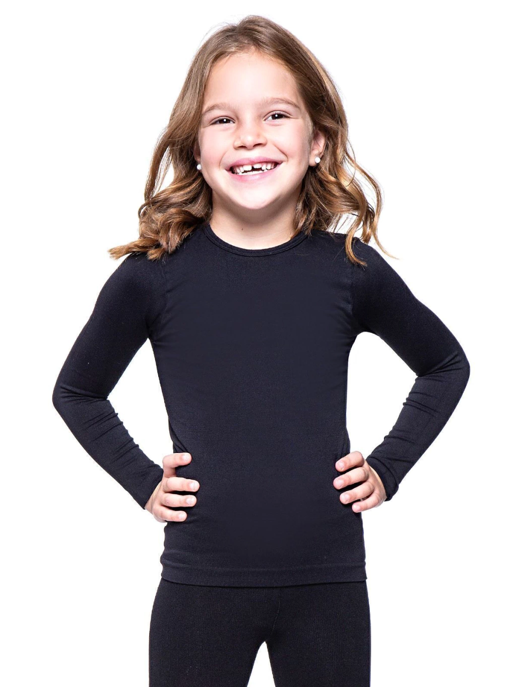 Camiseta Termica Nina Negro o Avellana (32) o Tostado (34) Cocot 504