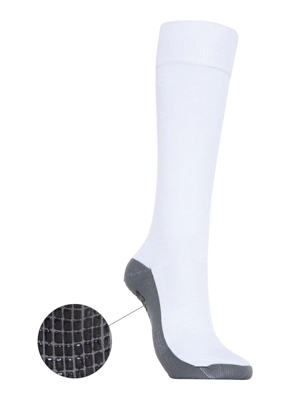 Media Tres Cuartos Futbol Con Antideslizante Y Plantilla, Talon Y Puntera De Toalla Negro o Blanco o Chicle Cocot 3348